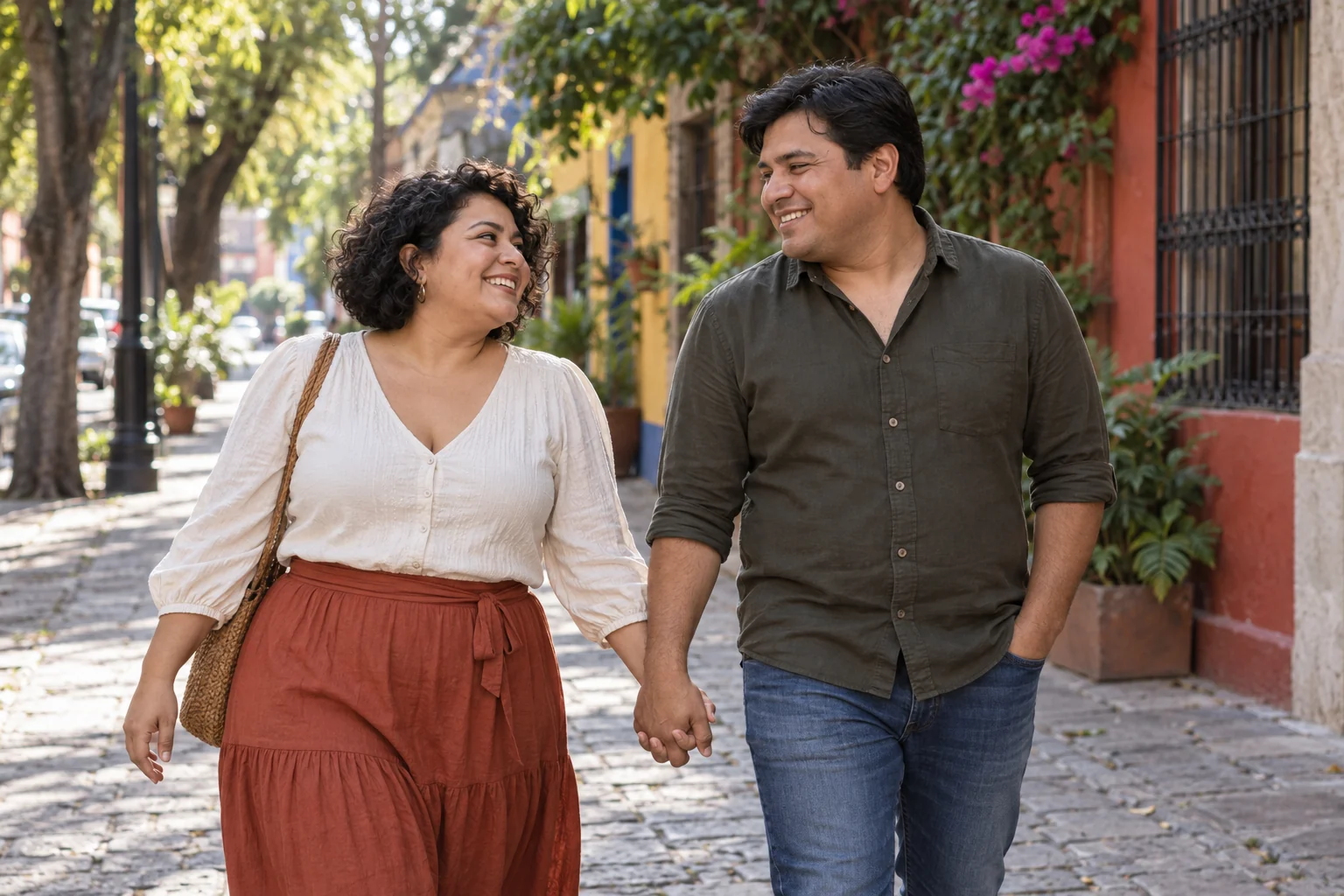 Camila y Sebastián en su sesión de preboda