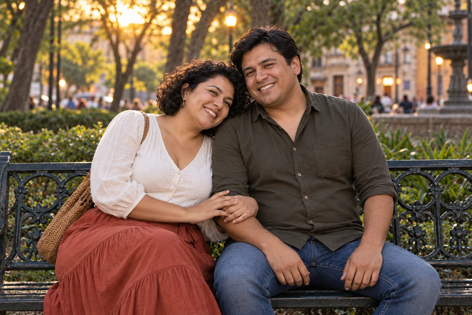 Camila y Sebastián en su sesión de preboda