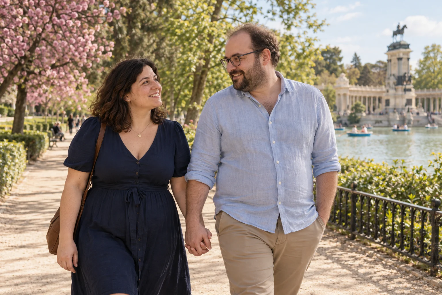 Lucía y Andrés en su sesión de preboda