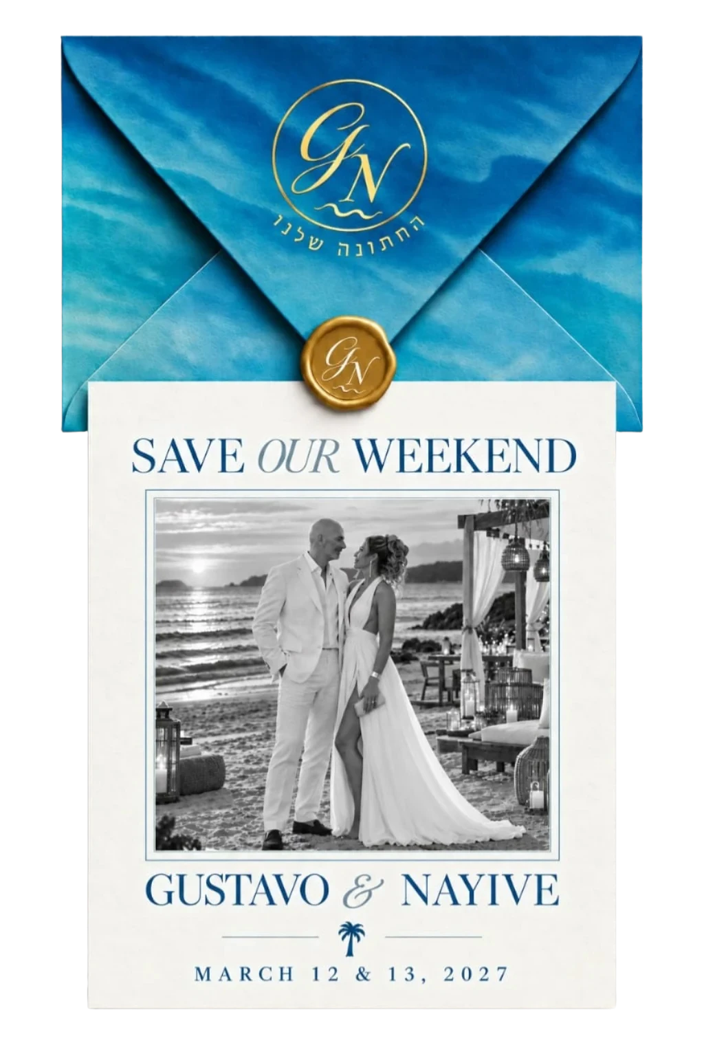 Save our weekend: Gustavo y Nayive, 12 y 13 de marzo de 2027